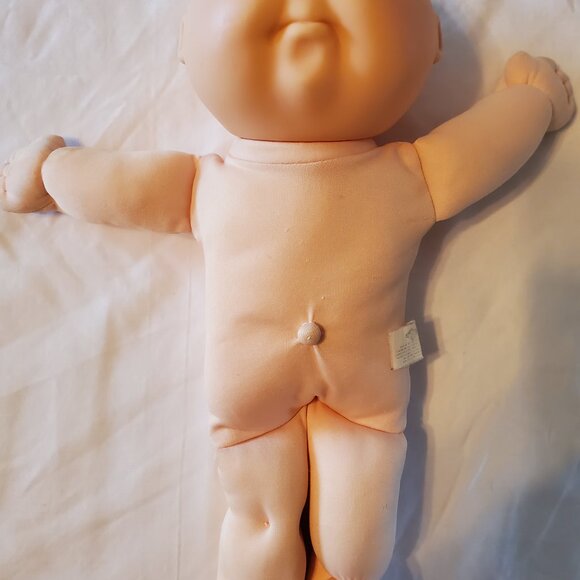 Vintage 1991 Cabbage Patch Kid Baldie Baby with Violet Eyes (Needs a little TLC) - Picture 11 of 11